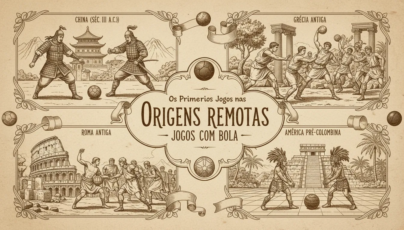 Os Primeiros Jogos com Bola nas Civilizações Antigas