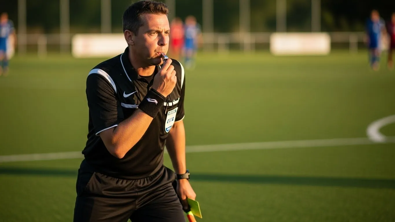 Como se tornar um arbitro de futebol?