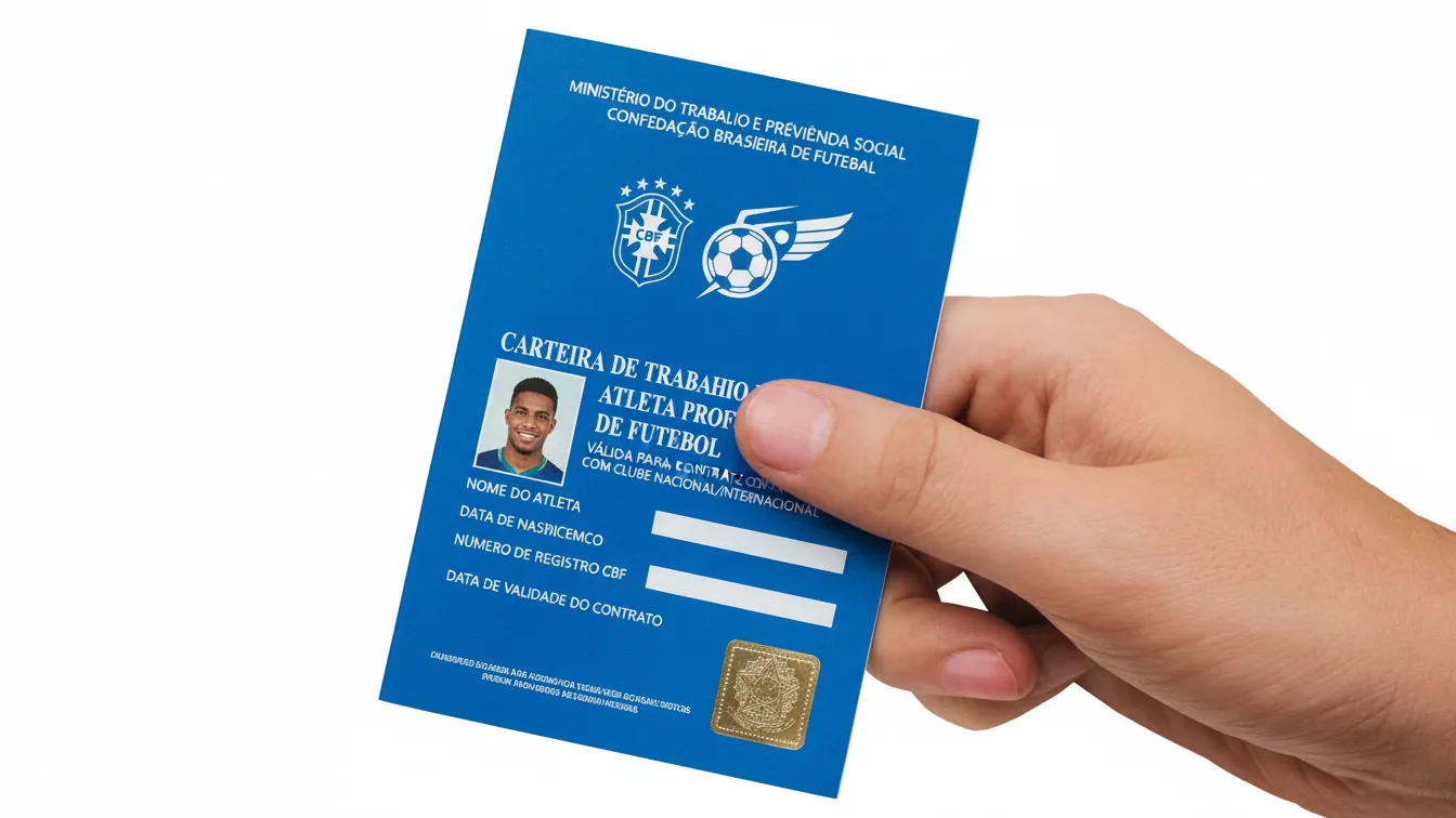 Jogador de futebol tem carteira assinada?