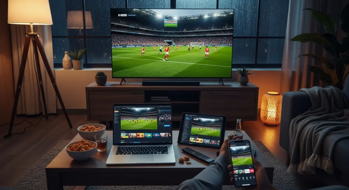 Transmissão de futebol ao vivo online com foco na cultura do esporte